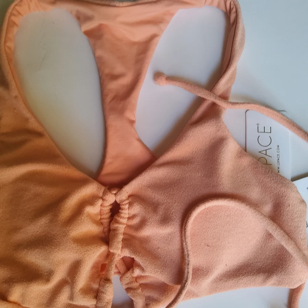 L*Space Terrycloth 2Pcs Bikini Swimsuit Set Dax Top and Lennox Bottom Classic S